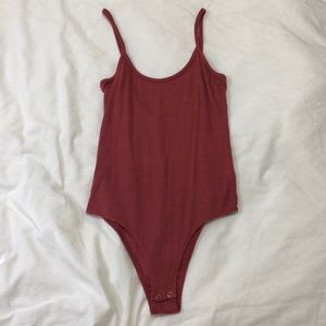 Mauve body suit